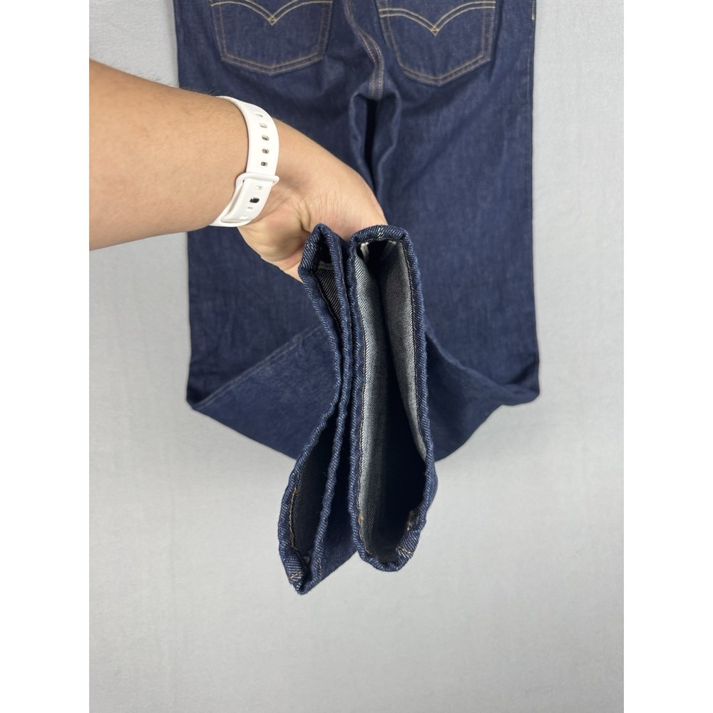 Levis Premium 501 Selvedge Denim Jeans Mens 26x36 (fits 30x35) Dark Wash Blue - Picture 6 of 16